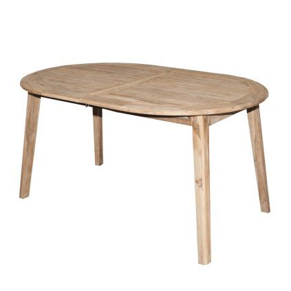 4748 tectona dreveny rozkladaci teakovy stul 150 200x95 cm zbozi s drobnou vadou n294