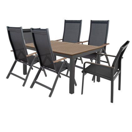 11426 expert wood plus 4 polohovaci a 2 stohovatelna kresla 4 2 1