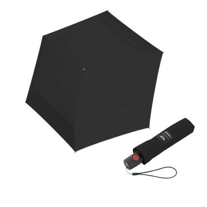 14639 knirps mini duomatic midnight black elegantni plne automaticky destnik