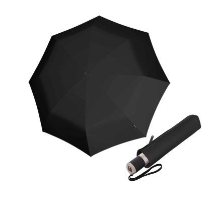 14690 knirps chrome matt duomatic black elegantni plne automaticky destnik