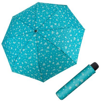 15392 hit mini aqua blue damsky skladaci destnik