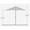 12767 11 active tele 340 cm cervena