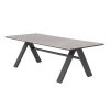 13769 nova zahradni hlinikovy stul 240 x 100 x 73 5 cm zbozi s drobnou vadou n588
