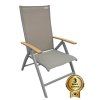 15518 expert wood zahradni hlinikove polohovaci kreslo