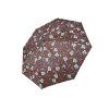 15547 1 hit mini flowers brown damsky skladaci destnik